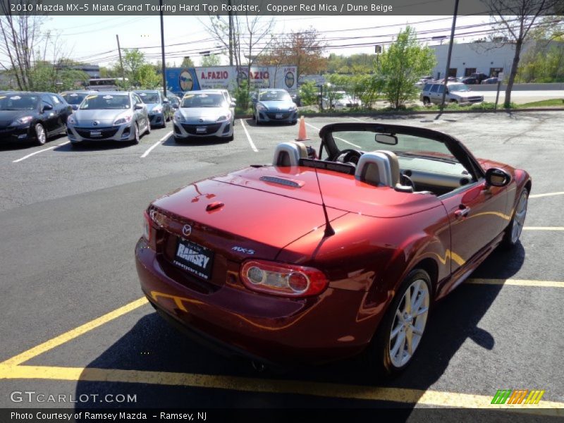Copper Red Mica / Dune Beige 2010 Mazda MX-5 Miata Grand Touring Hard Top Roadster