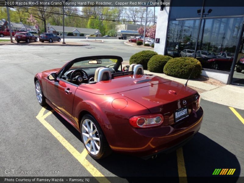 Copper Red Mica / Dune Beige 2010 Mazda MX-5 Miata Grand Touring Hard Top Roadster