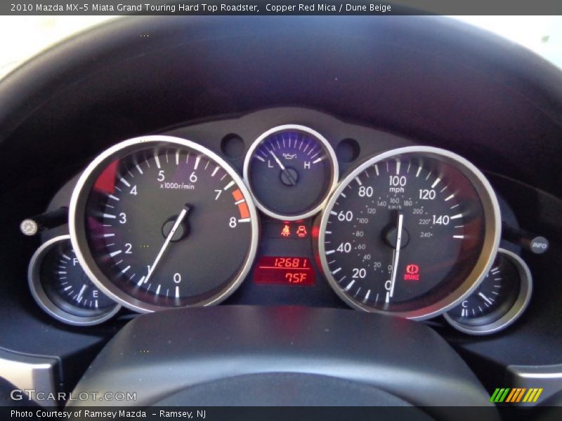 2010 MX-5 Miata Grand Touring Hard Top Roadster Grand Touring Hard Top Roadster Gauges