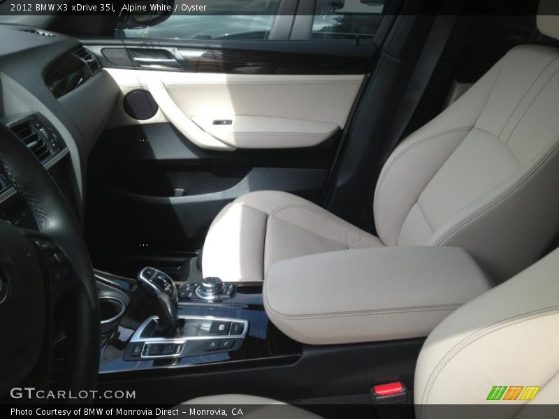 Alpine White / Oyster 2012 BMW X3 xDrive 35i