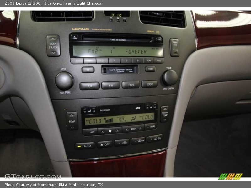 Blue Onyx Pearl / Light Charcoal 2003 Lexus ES 300