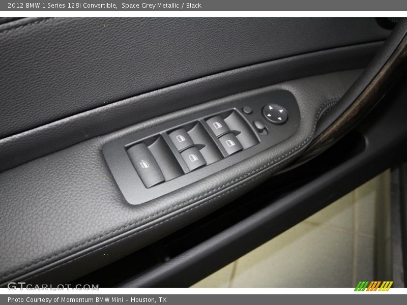 Space Grey Metallic / Black 2012 BMW 1 Series 128i Convertible