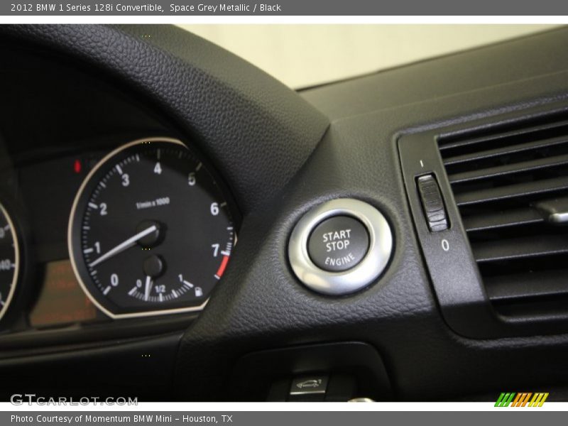 Space Grey Metallic / Black 2012 BMW 1 Series 128i Convertible