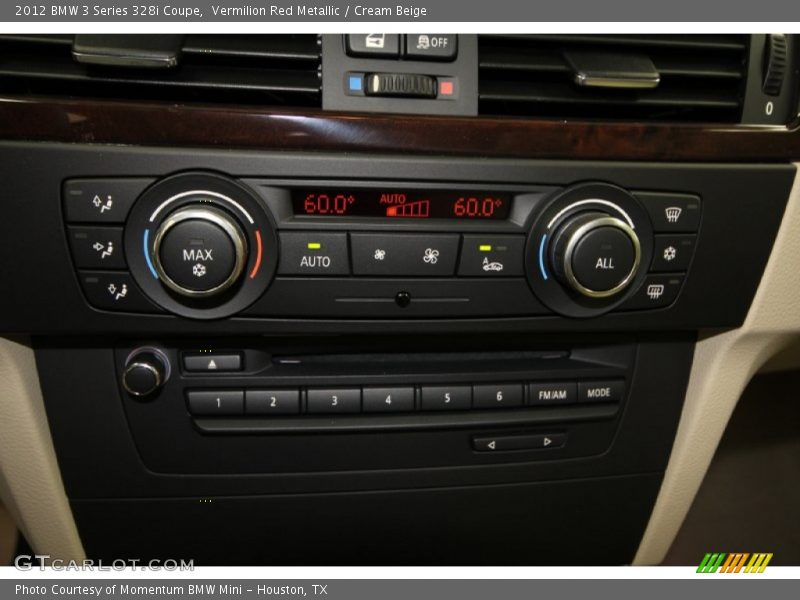 Controls of 2012 3 Series 328i Coupe