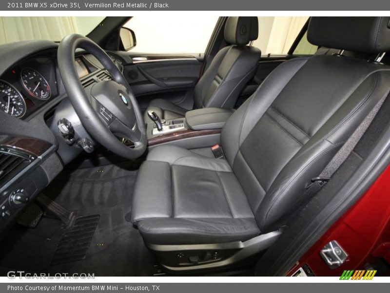 Vermilion Red Metallic / Black 2011 BMW X5 xDrive 35i