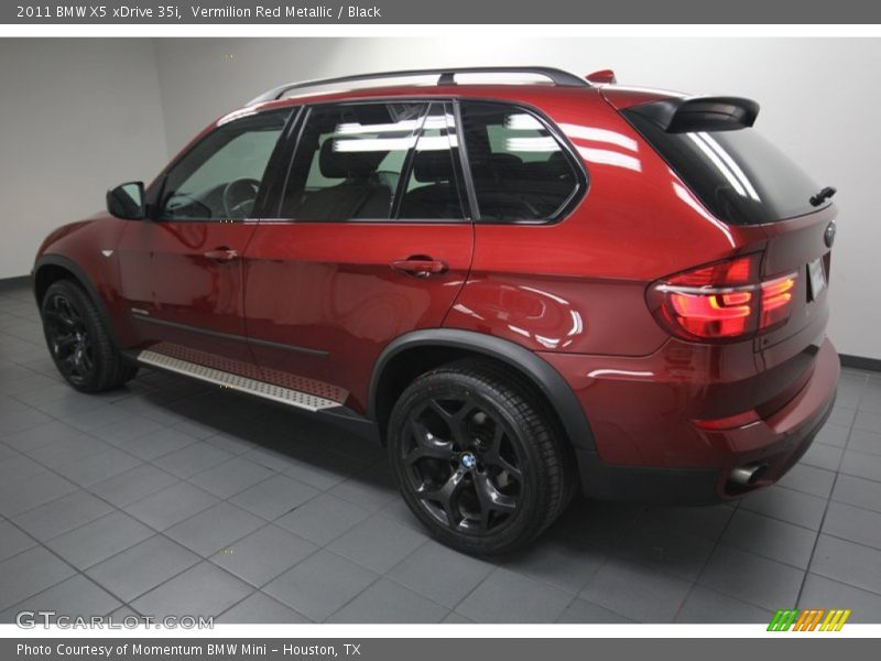 Vermilion Red Metallic / Black 2011 BMW X5 xDrive 35i