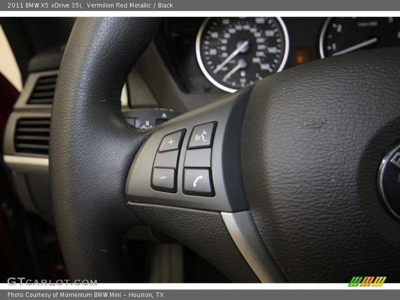 Vermilion Red Metallic / Black 2011 BMW X5 xDrive 35i