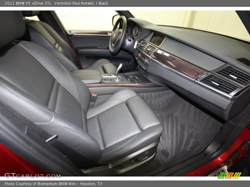 Vermilion Red Metallic / Black 2011 BMW X5 xDrive 35i