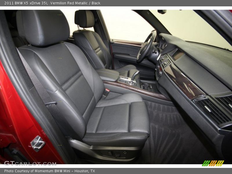 Vermilion Red Metallic / Black 2011 BMW X5 xDrive 35i