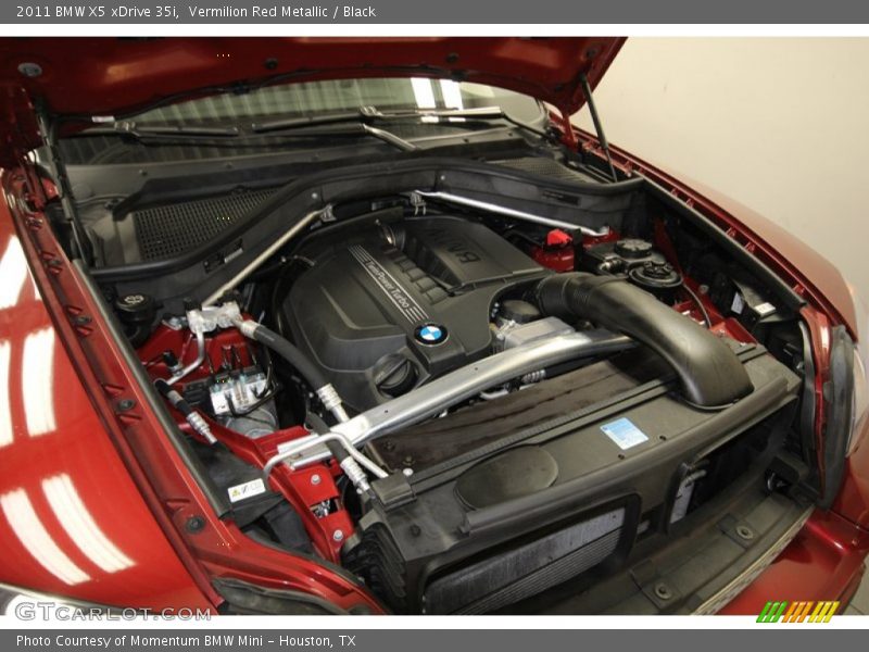 Vermilion Red Metallic / Black 2011 BMW X5 xDrive 35i