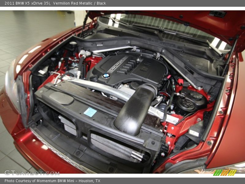 Vermilion Red Metallic / Black 2011 BMW X5 xDrive 35i