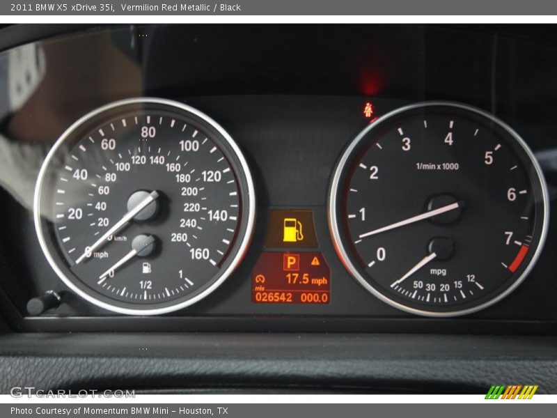 Vermilion Red Metallic / Black 2011 BMW X5 xDrive 35i