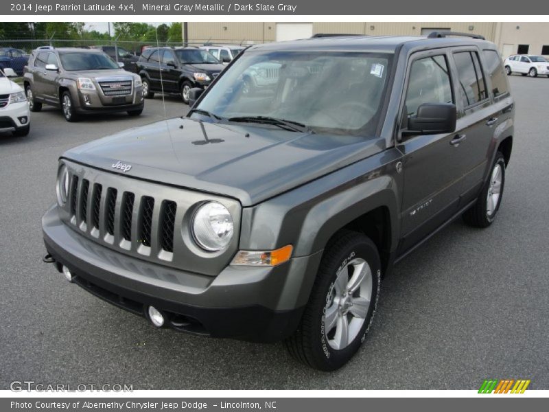 Mineral Gray Metallic / Dark Slate Gray 2014 Jeep Patriot Latitude 4x4