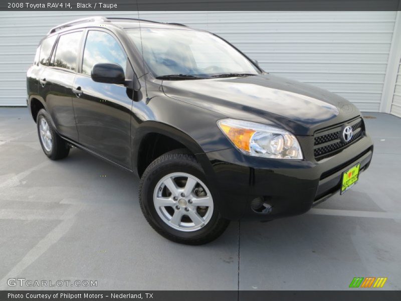 Black / Taupe 2008 Toyota RAV4 I4