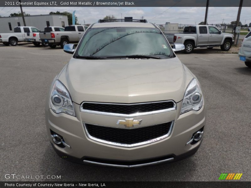 Gold Mist Metallic / Brownstone/Jet Black 2011 Chevrolet Equinox LTZ