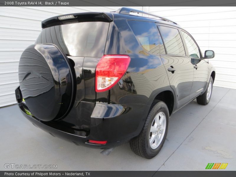 Black / Taupe 2008 Toyota RAV4 I4