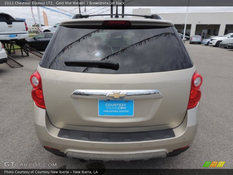 Gold Mist Metallic / Brownstone/Jet Black 2011 Chevrolet Equinox LTZ