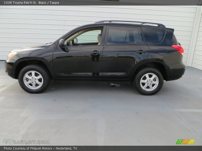 Black / Taupe 2008 Toyota RAV4 I4