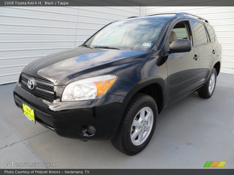 Black / Taupe 2008 Toyota RAV4 I4