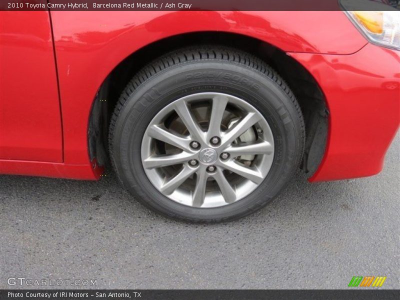 Barcelona Red Metallic / Ash Gray 2010 Toyota Camry Hybrid