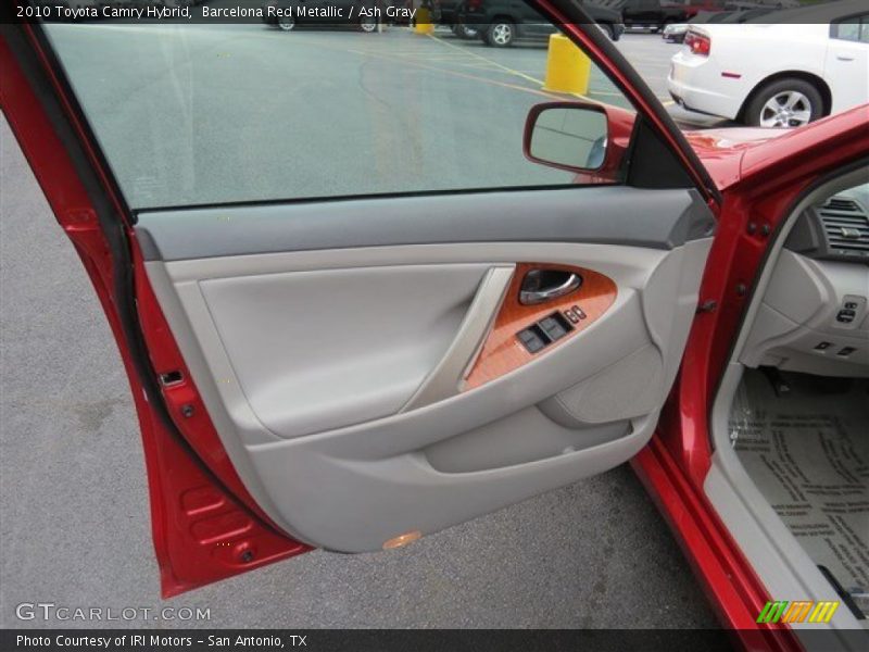 Barcelona Red Metallic / Ash Gray 2010 Toyota Camry Hybrid