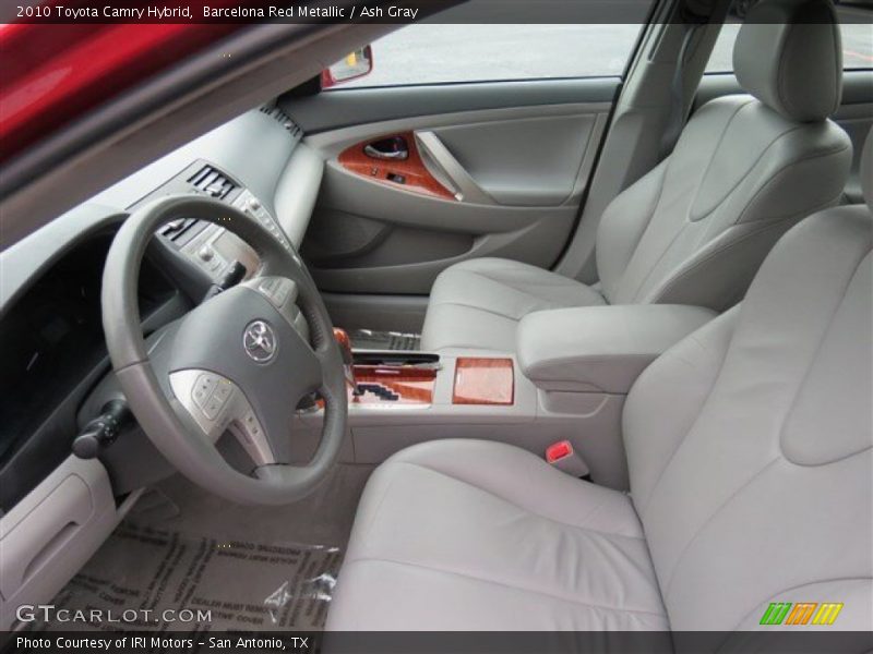 Barcelona Red Metallic / Ash Gray 2010 Toyota Camry Hybrid
