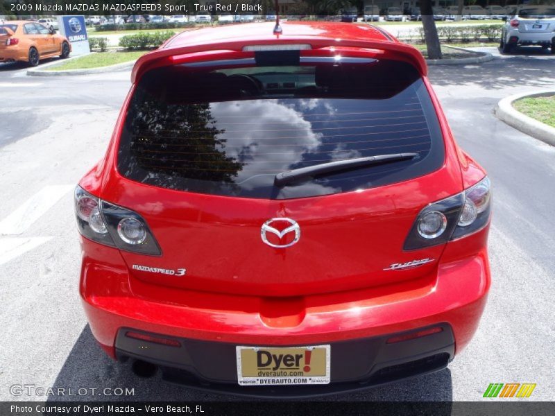 True Red / Black 2009 Mazda MAZDA3 MAZDASPEED3 Sport