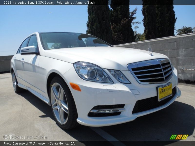 Polar White / Almond/Black 2013 Mercedes-Benz E 350 Sedan