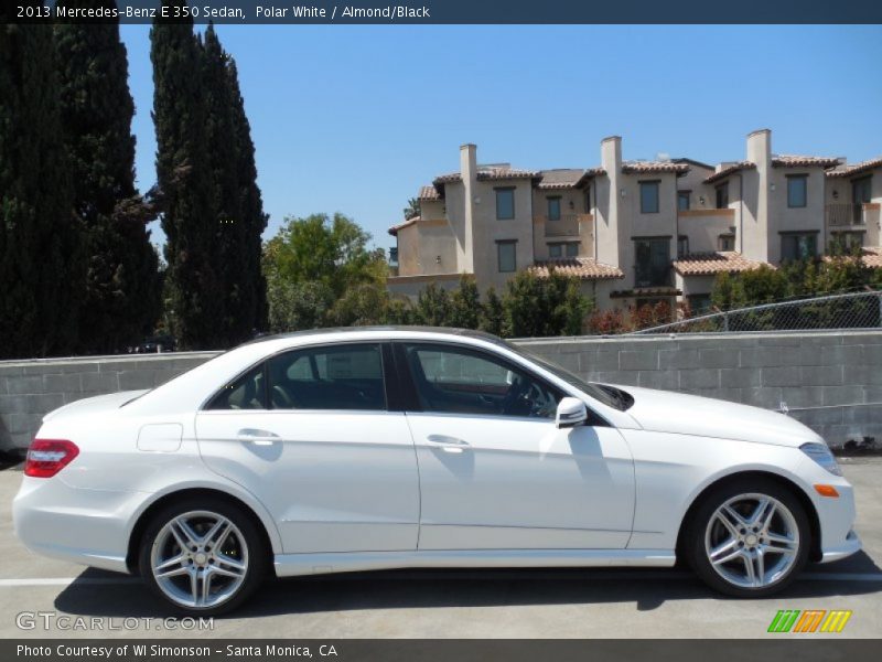 Polar White / Almond/Black 2013 Mercedes-Benz E 350 Sedan