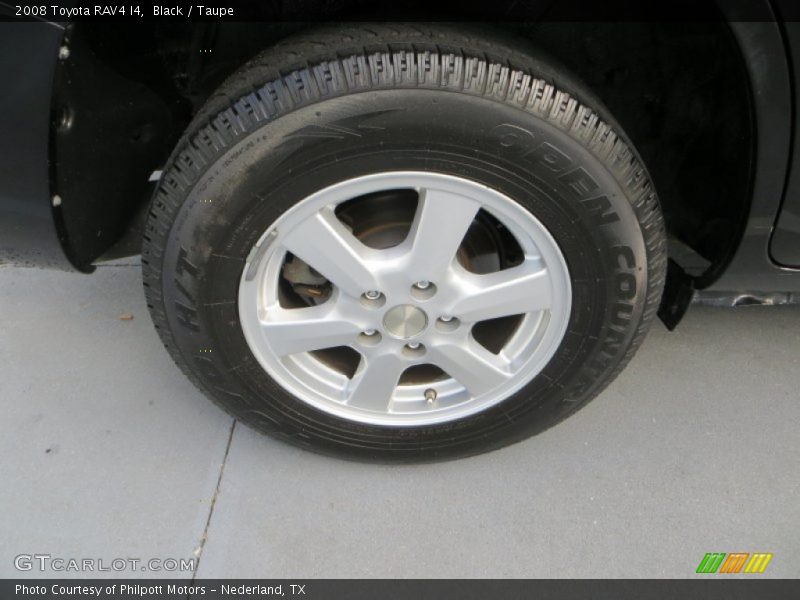 Black / Taupe 2008 Toyota RAV4 I4