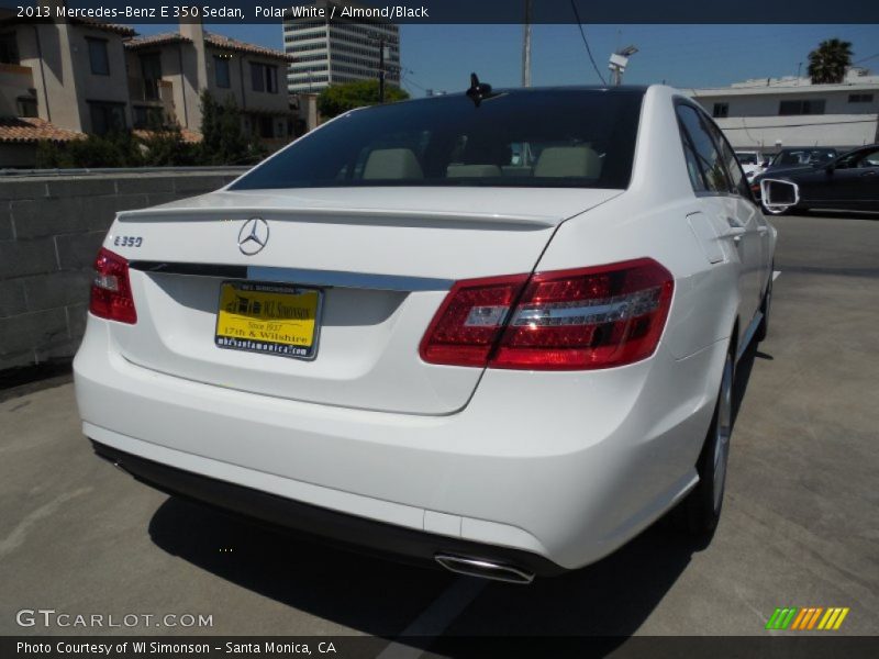 Polar White / Almond/Black 2013 Mercedes-Benz E 350 Sedan