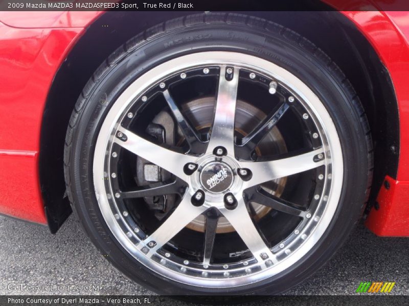 True Red / Black 2009 Mazda MAZDA3 MAZDASPEED3 Sport