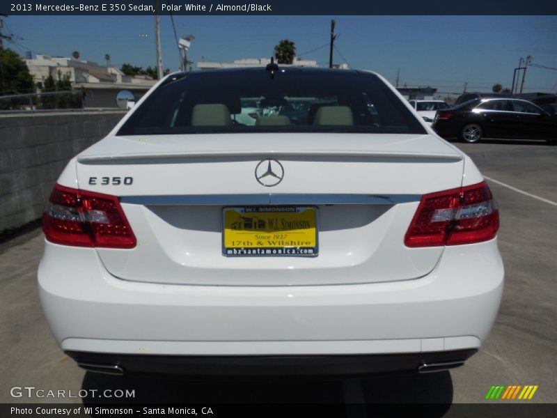 Polar White / Almond/Black 2013 Mercedes-Benz E 350 Sedan