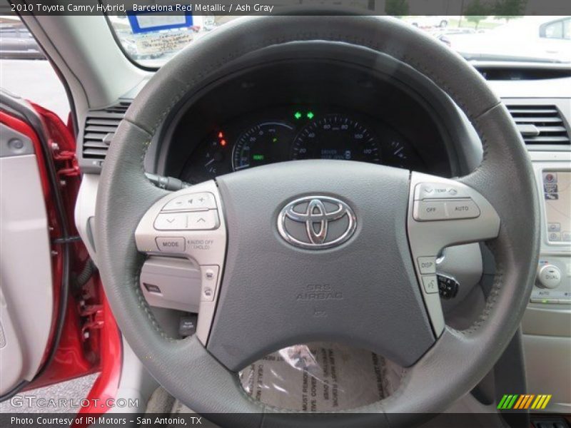 Barcelona Red Metallic / Ash Gray 2010 Toyota Camry Hybrid