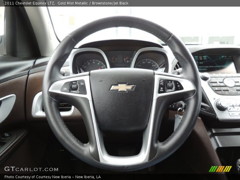 Gold Mist Metallic / Brownstone/Jet Black 2011 Chevrolet Equinox LTZ
