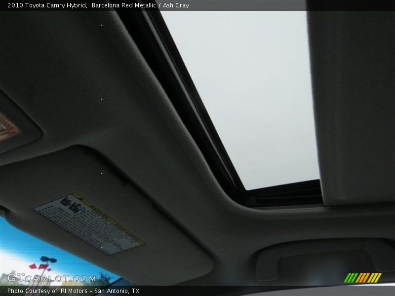 Barcelona Red Metallic / Ash Gray 2010 Toyota Camry Hybrid