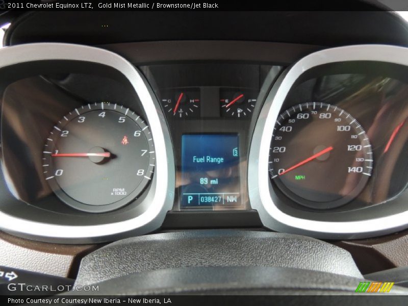 Gold Mist Metallic / Brownstone/Jet Black 2011 Chevrolet Equinox LTZ