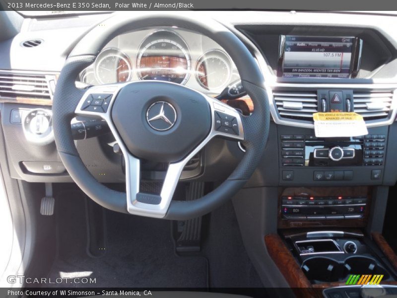 Polar White / Almond/Black 2013 Mercedes-Benz E 350 Sedan