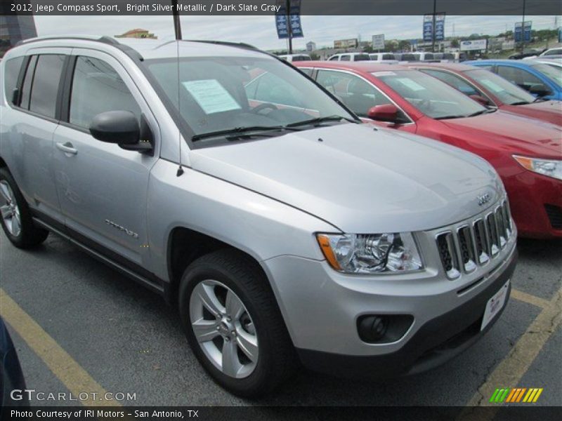 Bright Silver Metallic / Dark Slate Gray 2012 Jeep Compass Sport