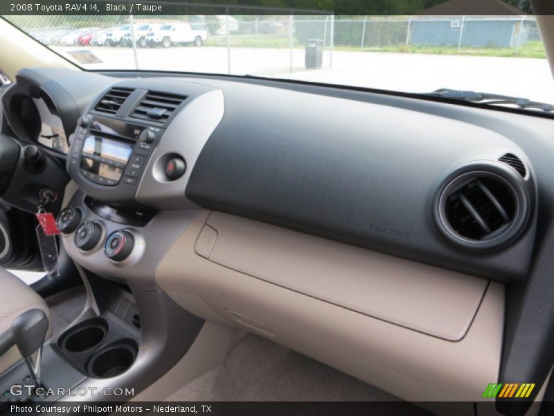 Black / Taupe 2008 Toyota RAV4 I4
