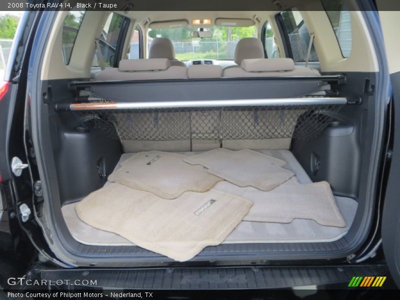 Black / Taupe 2008 Toyota RAV4 I4
