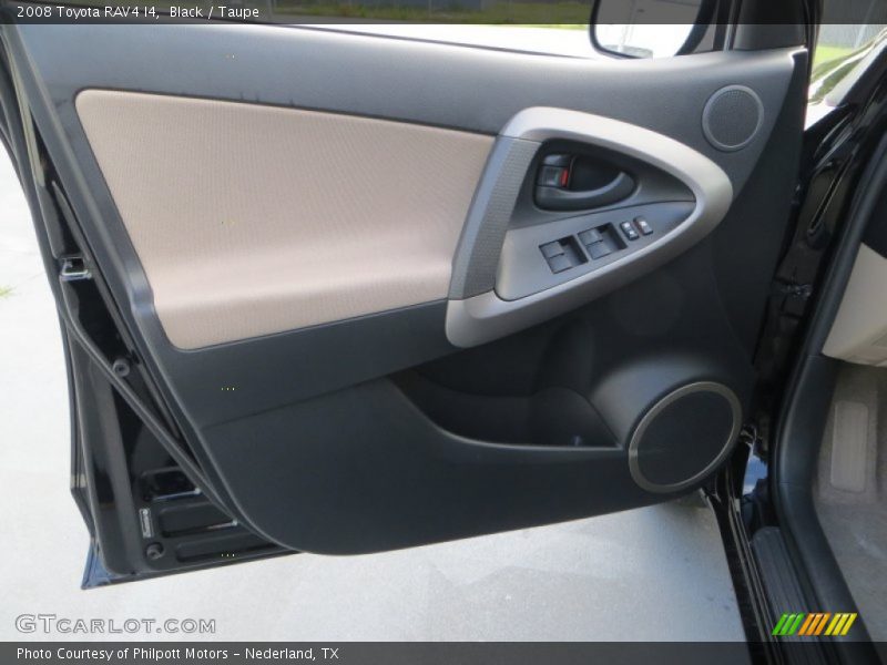 Black / Taupe 2008 Toyota RAV4 I4