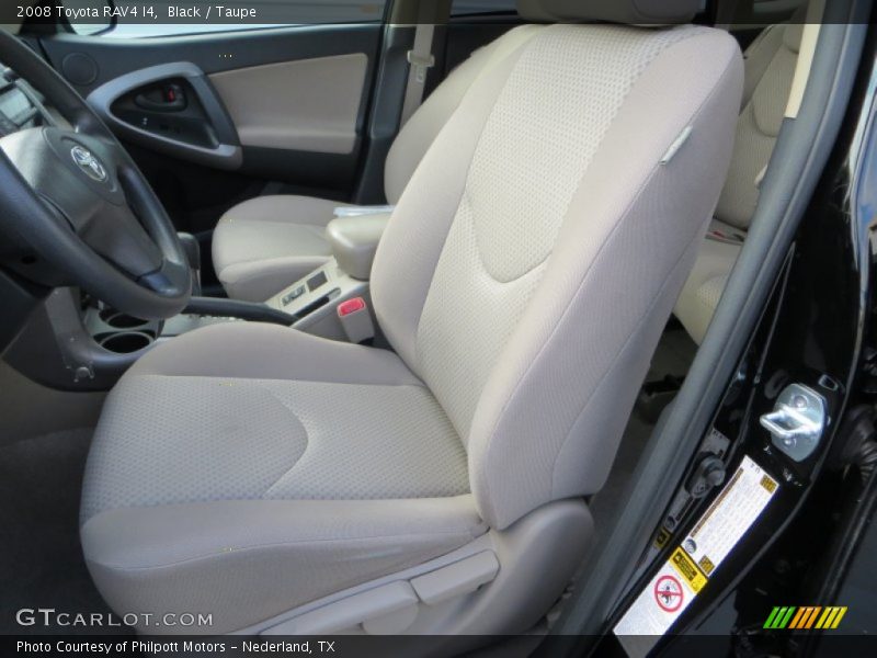 Black / Taupe 2008 Toyota RAV4 I4