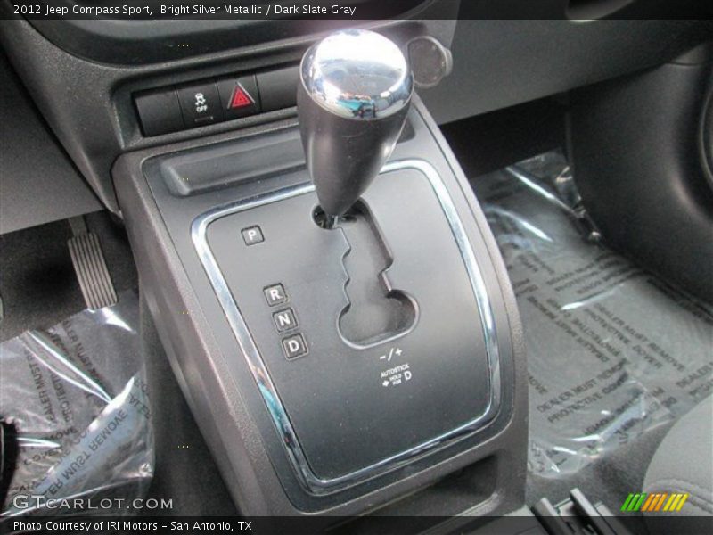 Bright Silver Metallic / Dark Slate Gray 2012 Jeep Compass Sport