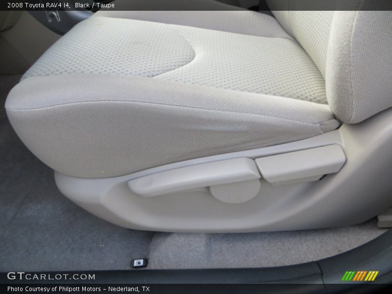 Black / Taupe 2008 Toyota RAV4 I4