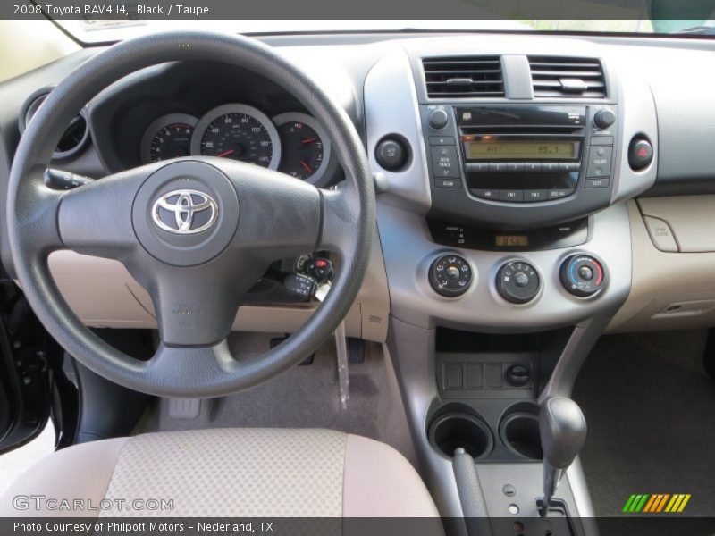 Black / Taupe 2008 Toyota RAV4 I4