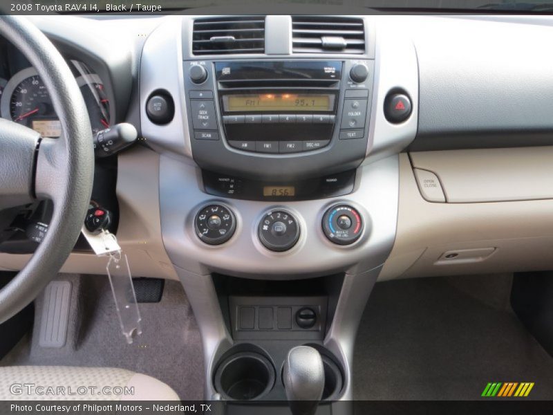 Black / Taupe 2008 Toyota RAV4 I4