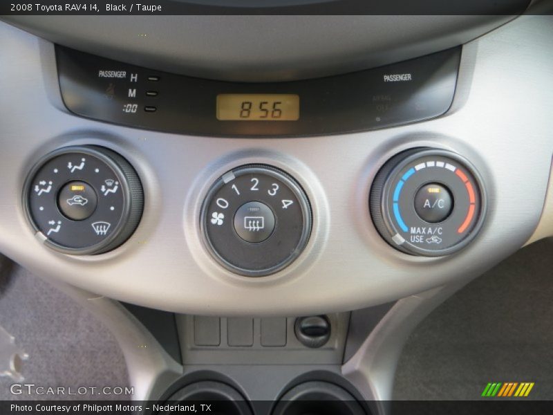 Black / Taupe 2008 Toyota RAV4 I4