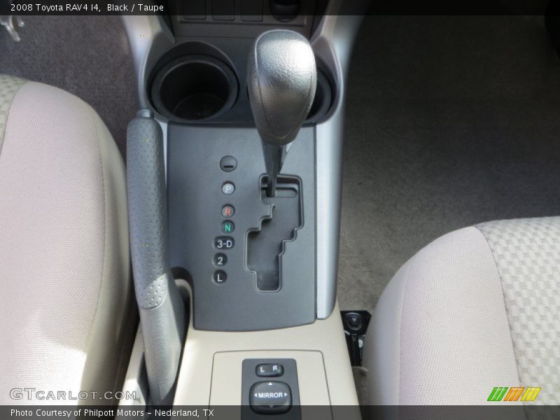 Black / Taupe 2008 Toyota RAV4 I4