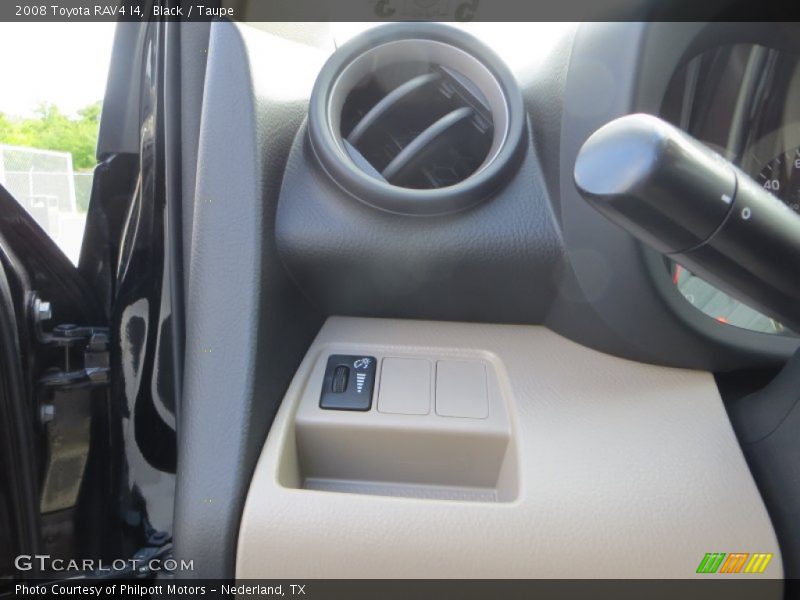 Black / Taupe 2008 Toyota RAV4 I4